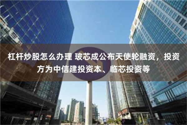 杠杆炒股怎么办理 玻芯成公布天使轮融资，投资方为中信建投资本、临芯投资等