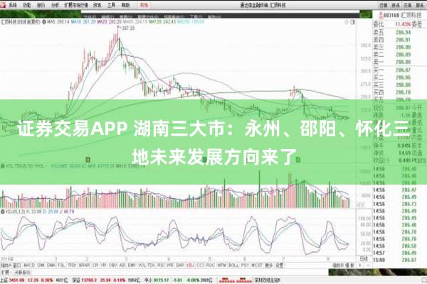 证券交易APP 湖南三大市：永州、邵阳、怀化三地未来发展方向来了