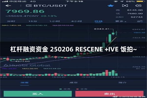 杠杆融资资金 250206 RESCENE +IVE 饭拍~